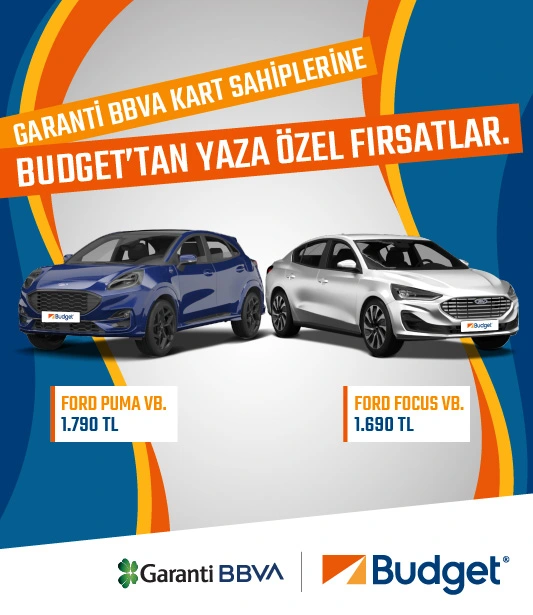 Garanti BBVA Bonus Flaş Müşterilerine Özel Sabit Araç Kiralama Teklifi!