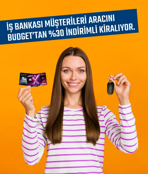 İş Bankası Müşterileri Bugdet’la Yola %35'e Varan İndirimle Çıkıyor!
