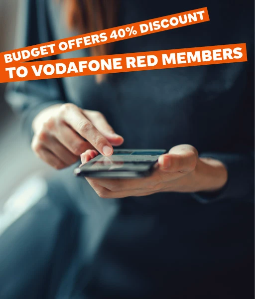 Vodafone Red clients Prefer Budget for their Car Rentals!